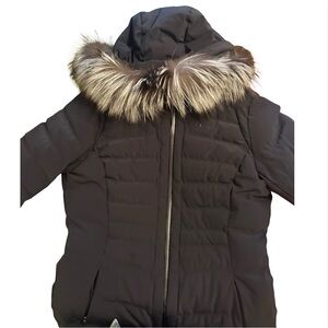 KJUS Women's Black Fur-Trimmed Jacket